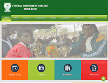 Tablet Screenshot of fgcikoleekiti.com